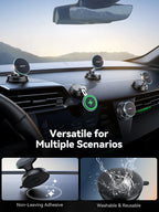 Joyroom MagSafe Car Phone Holder - 15W Fast Wireless Charger, Magnetic Vacuum Suction Mount for iPhone 15/14/13/12 Series