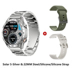 HAYLOU Solar 5 Smart Watch with Bluetooth Calling - 1.58" AMOLED 60Hz Display, 40-Day Battery, 100+ Sports Modes, 24/7 Health Monitor, IP68 Waterproof