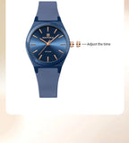 NAVIFORCE Women's Fashion Watch 2025 - Quartz Watch with Silicone Strap, Water Resistant, Simple Casual Ladies Wristwatch