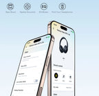 Baseus BH1 Lite Wireless Headphones - Bluetooth 6.0, 80H Playtime, Super Bass, ENC Clear Call, Lightweight Over-Ear Headset with Dual Connect