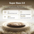 Baseus Bowie MC1 Pro Open-Ear Clip Earbuds - Bluetooth Wireless Earphones, Hi-Res Audio, 4-Mic ENC Calls, 40H Playtime, IP67 Waterproof, Ultra-Light Comfort Fit